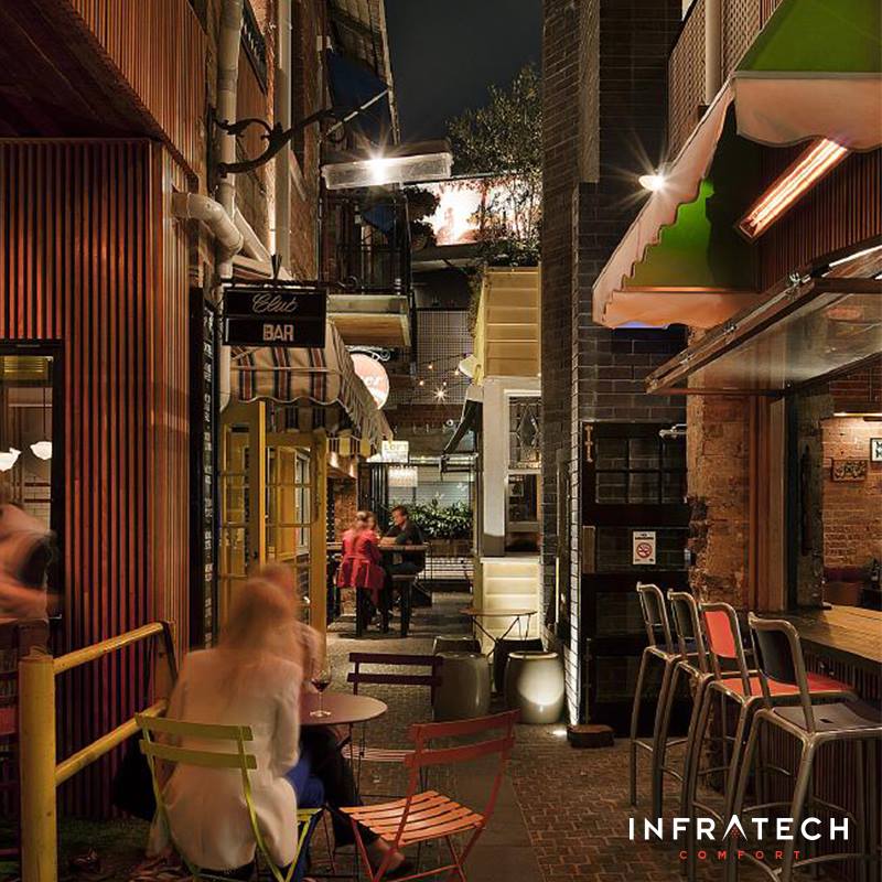 San Churro Melbourne cafe Infratech Heaters